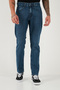 Cotton Comfort Fit Regular Waist Tube Leg Jeans Men's Jeans Pants 4400C17Texas - 2