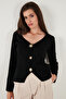 Premium Regular Fit V-Neck Buttoned Knitwear Cardigan Cardigan 680Hi00121 - 5