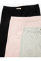Cotton Elastic Waist 3-Piece Basic Short Leggings Set - 8