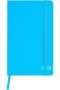 Blue Journal, Durable Hardcover Notebook with Elastic Closure, 80 Lined Sheet, 5.2" x 8.5"