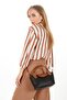 Women's Black Tiger Small Hand and Shoulder Bag - 4
