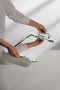 Babil Plain Steel Tea Tray - 2