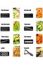 Vegetable and Vegetable Slicer, Portable, with Black Drain Basket - 3