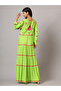 Hand Embroidered Lucknowi Chikankari Rayon Jalabiya-AL3935 - 2