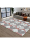 Rectangular Soft Touch Carpet Multicolour 200 x 300centimeter