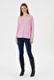 Women's Light Magnolia V-Neck Sweatshirt - 2