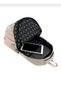 Luxury Crinkle Fabric High School and Middle School Backpack Monkey Keychain - 6