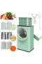 cleaningtool Rotary Cheese Grater, Upgraded Cheese Shredder with Handle, 3 in 1 Vegetable Cutter - 2