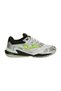 Slam Men's 2512 White Black All Court Tennis Shoes