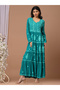 Hand Embroidered Lucknowi Chikankari Rayon Jalabiya-AL3935 - 5