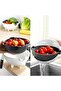 Vegetable and Vegetable Slicer, Portable, with Black Drain Basket - 4