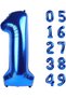 1 Year Old Blue Number Balloon Pijamaskeliler Balloon Set Pjmaske Cat Child Owl Girl Lizard Child - 6