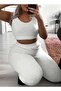 Women's Plush Singlet and Tracksuit Set