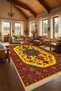 Mosso Yellow Color Traditional Themed Pattern Woven Base Modern Decorative Carpet Mosso258Yellow - 4