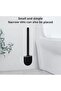 Flexible Silicone Toilet Brush with Holder - 3