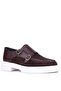 - Brown Genuine Suede, Leather Buckle Men's Classic Shoes 115-K575 - 2
