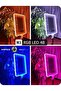 ضوء حلقي PM-48 متوافق مع RGB (بدون حامل ثلاثي القوائم) - 7
