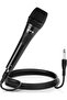 Wired Microphone with 10Ft XLR Detachable Cord to 1/4” Audio Connector, Dynamic Handheld Micro