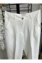 Pleated Palazzo Trousers - 3