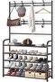 5 Tier Home Entryway Multi-Functional Shoe and Hat Rack - 2