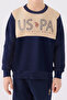 U.S. Polo Assn Boy's Beige Tracksuit Set - 4