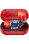 T12 Wireless Earbuds Bluetooth 5.3 Headphones Built-in ENC Noise Cancelling Mic, 55H Playtime LED Digital Display with Wireless Charging Case, App Control Immersive Premium Sound Red