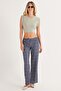 Women's Relax Fit Relaxed Cut Elastic Waist Tie Patterned Pants - 5