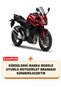 Yamaha Fz1 Fazer Lock Compatible Motorcycle Tarpaulin (Grey Color) with Connection Buckle and Elastic - 2