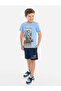 Boys Robot Graphic T-Shirt and Shorts Set - 3