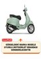 Vespa Primavera 125 Lock and Rear Bag Compatible Motorcycle Tarpaulin (Gray Color) with Connection Buckle - 2