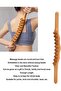 Wooden Gua Sha Massage Tools - Wood Roller Stick Massager, Muscle Release and Soft T - 4