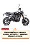 Brixton Crossfire 125 XS Lock Compatible Motorcycle Tarpaulin (Grey Color) with Connection Buckle and Elastic - 2