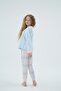 8887 Girl's Printed Pajama Set - 3