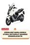 Bmw C 600 Rear Bag and Security Lock Compatible Motorcycle Tarpaulin (Black Color) - 2
