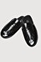 Men's Artificial Shiny Black Patent Leather House Slippers Groom Gift Vr.Gc.03.T65.Y09