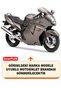 Motorcycle Tarpaulin Compatible with Honda Cbr 1100 Xx Rear Bag and Security Lock (Black Color) - 2