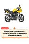 Yamaha Fzs600 Rear Bag and Security Lock Compatible Motorcycle Canvas (Black Color) - 2