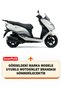 Suzuki Burgman Street 125Ex Lock Compatible Motorcycle Tarpaulin (Grey Color) with Connection Buckle and Elastic - 2