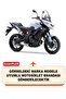 Kawasaki Kle 650 Versys Lock Compatible Motorcycle Tarpaulin (Grey Color) with Connection Buckle and Elastic - 2