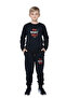 Round Neck the N-Yc Printed Detail Boy's Track Suits