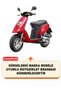 Piaggio Typhoone 80 Lock and Rear Bag Compatible Motorcycle Tarpaulin (Gray Color) with Connection Buckle - 2