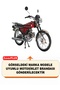 Mondial 100 Ugk Lock Compatible Motorcycle Tarpaulin (Gray Color) with Connection Buckle and Elastic Band - 2