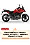 Motorcycle Tarpaulin Compatible with Honda Nc 750 X Rear Bag and Security Lock (Black Color) - 2