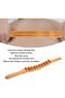 Wooden Gua Sha Massage Tools - Wood Roller Stick Massager, Muscle Release and Soft T - 6