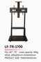 40″–75″ TV Mobile Stand – Heavy-Duty, 60kg Load, VESA 200x200–610x410mm, Shelf & Wheels - 2
