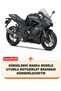 Kawasaki Ninja 1000 Sx Lock and Rear Bag Compatible Motorcycle Tarpaulin (Grey Color) with Connection Buckle - 2