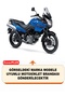 Motorcycle Tarpaulin Compatible with Suzuki V-Strom Dl650 Rear Bag and Security Lock (Black Color) - 2