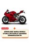 Ducati Panigale 899 Rear Bag and Security Lock Compatible Motorcycle Canvas (Black Color) - 2