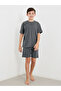Solid Cotton T-Shirt and Shorts Set