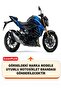 Suzuki Gsr 750 Lock Compatible Motorcycle Tarpaulin (Grey Color) with Connection Buckle and Elastic - 2